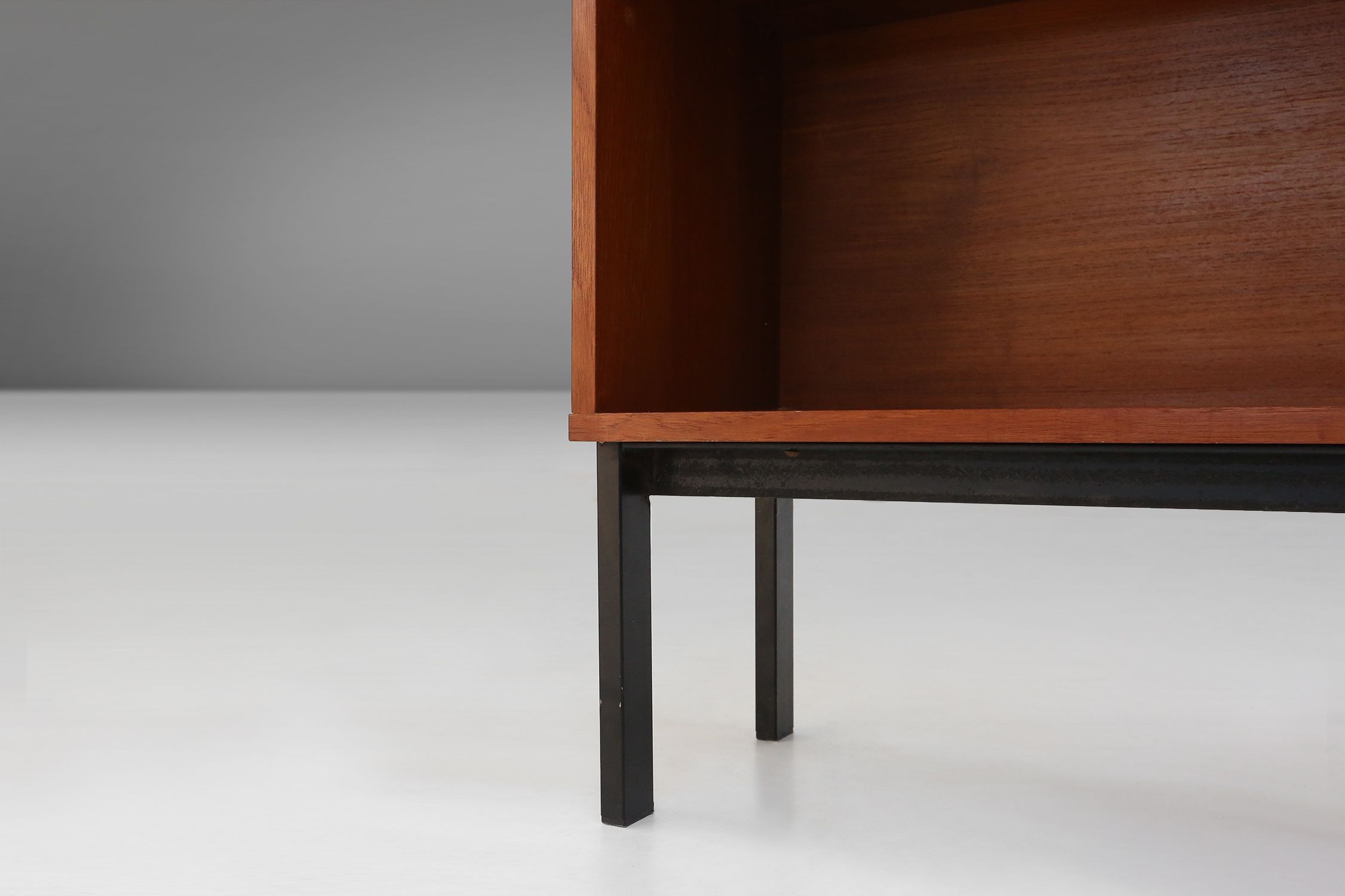 Set of Three Mid‑Century Teak Cabinets, Belgium, 1960sthumbnail